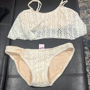 White Lace Bikini Set